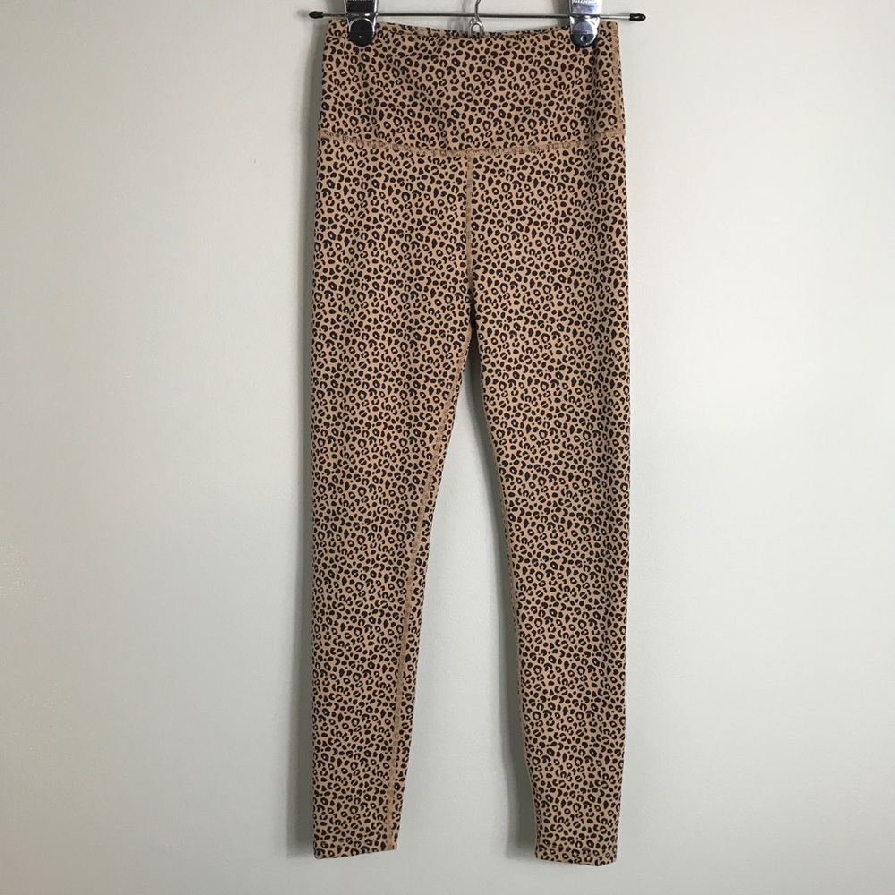 All Fenix Cheetah Sand 7/8 High Rise Leggings-XS